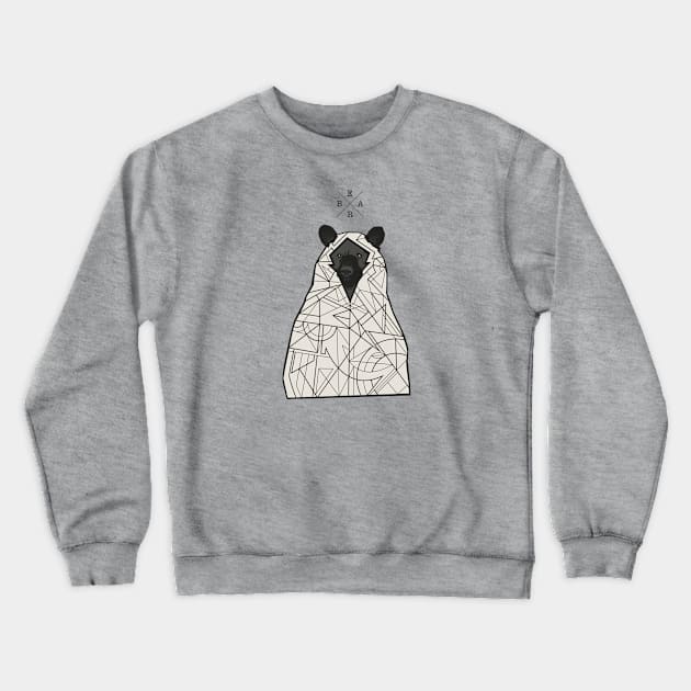 Bear Crewneck Sweatshirt by MSB_Art